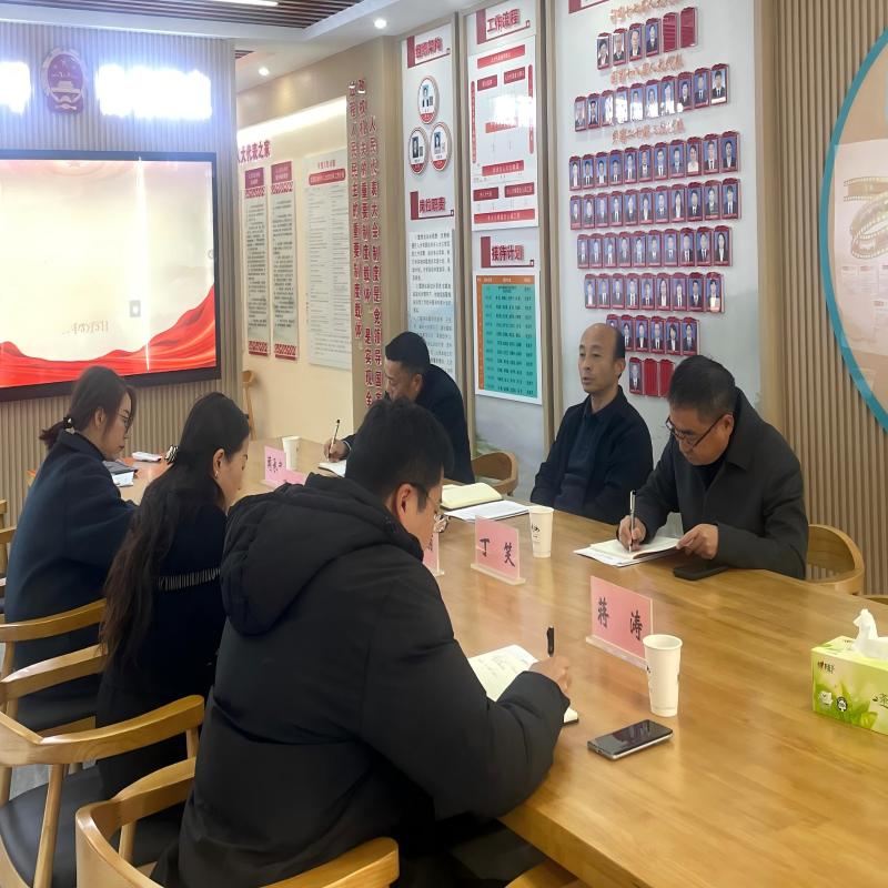 汪光明督导老洲乡人大工作